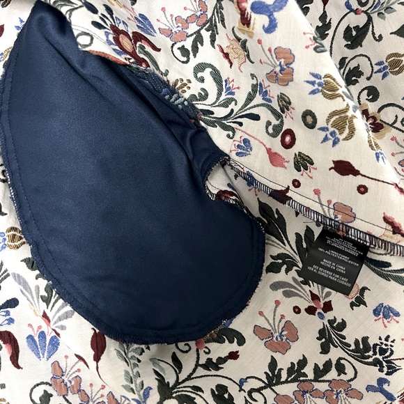 Nicole Miller Jacquard Fit & Flare
Dress Navy Blue Floral - Picture 9 of 16